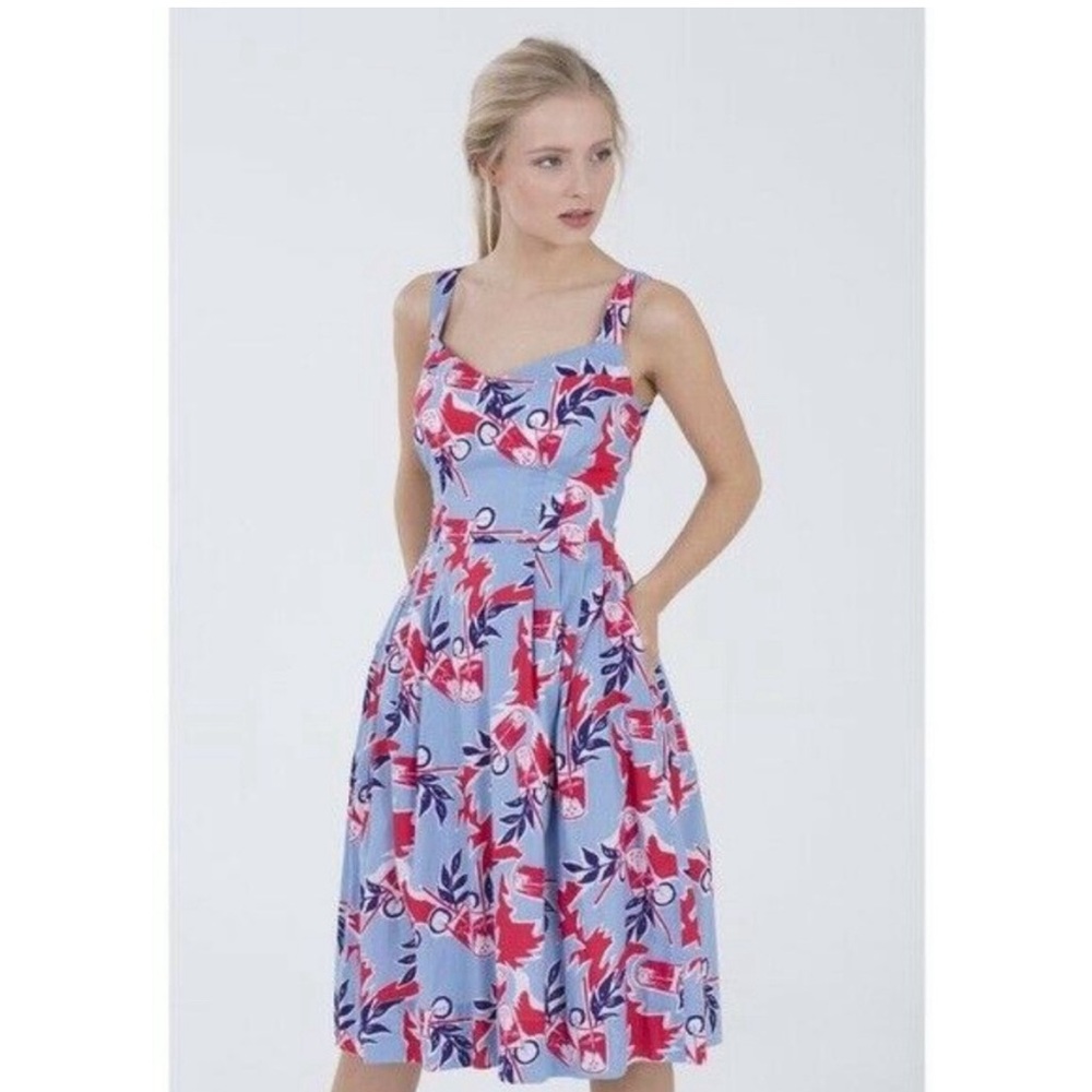 Emily and Fin Valerie dress in Summer Cocktails